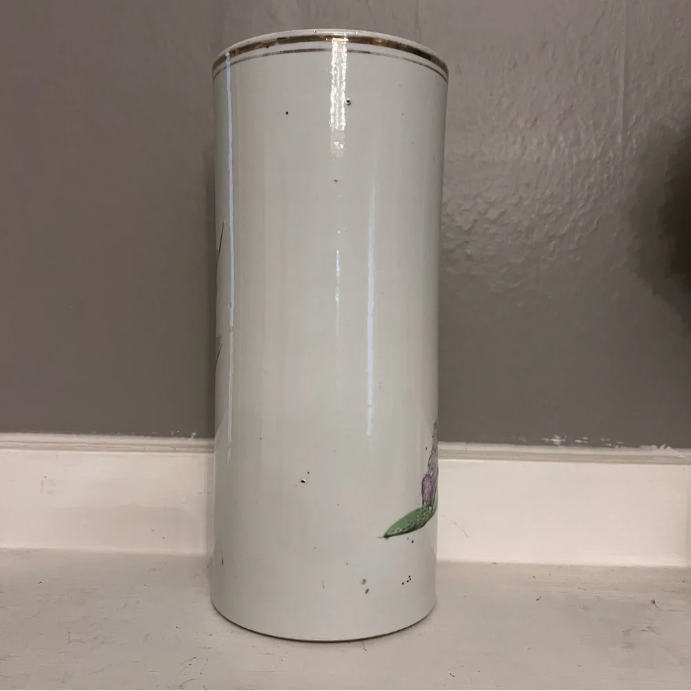 Antique Chinese Vase / Brush Pot / Hat Stand